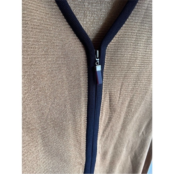 Misook tan knit cardigan size medium - Picture 10 of 11